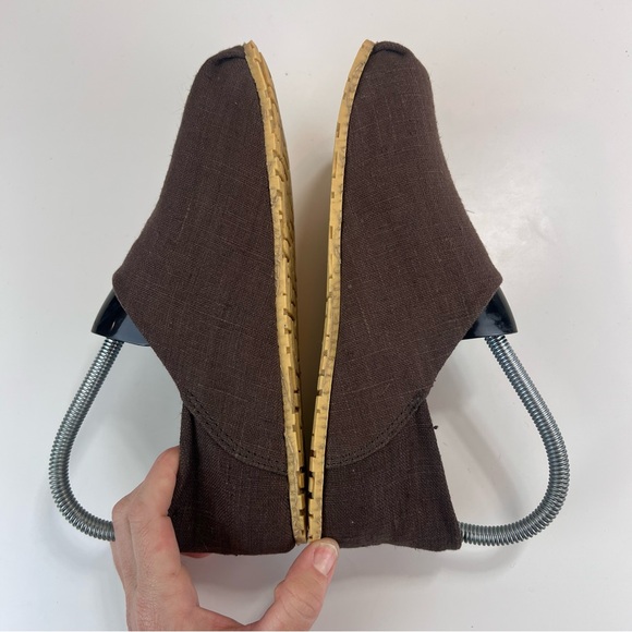 OTZ Cork Lite Women Linen Espadrille Pull On Size 38 - Picture 6 of 9